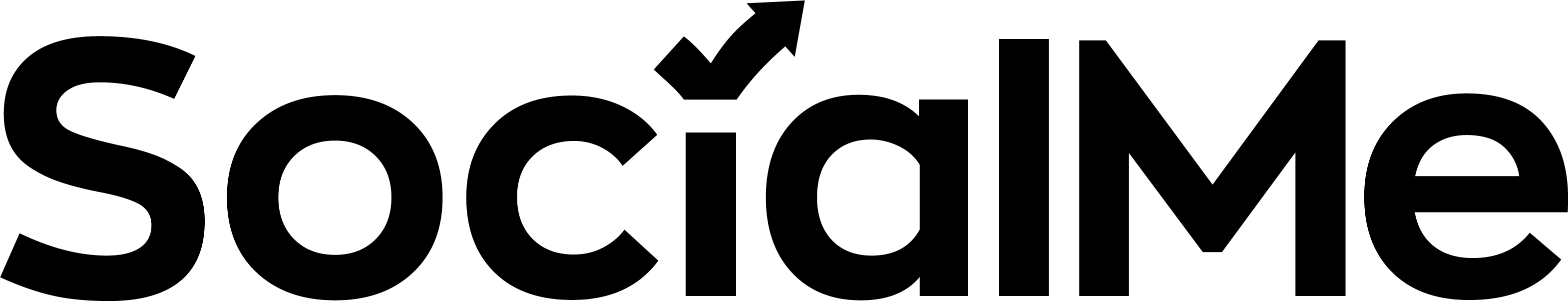 SocialMe Brand Identity black crop
